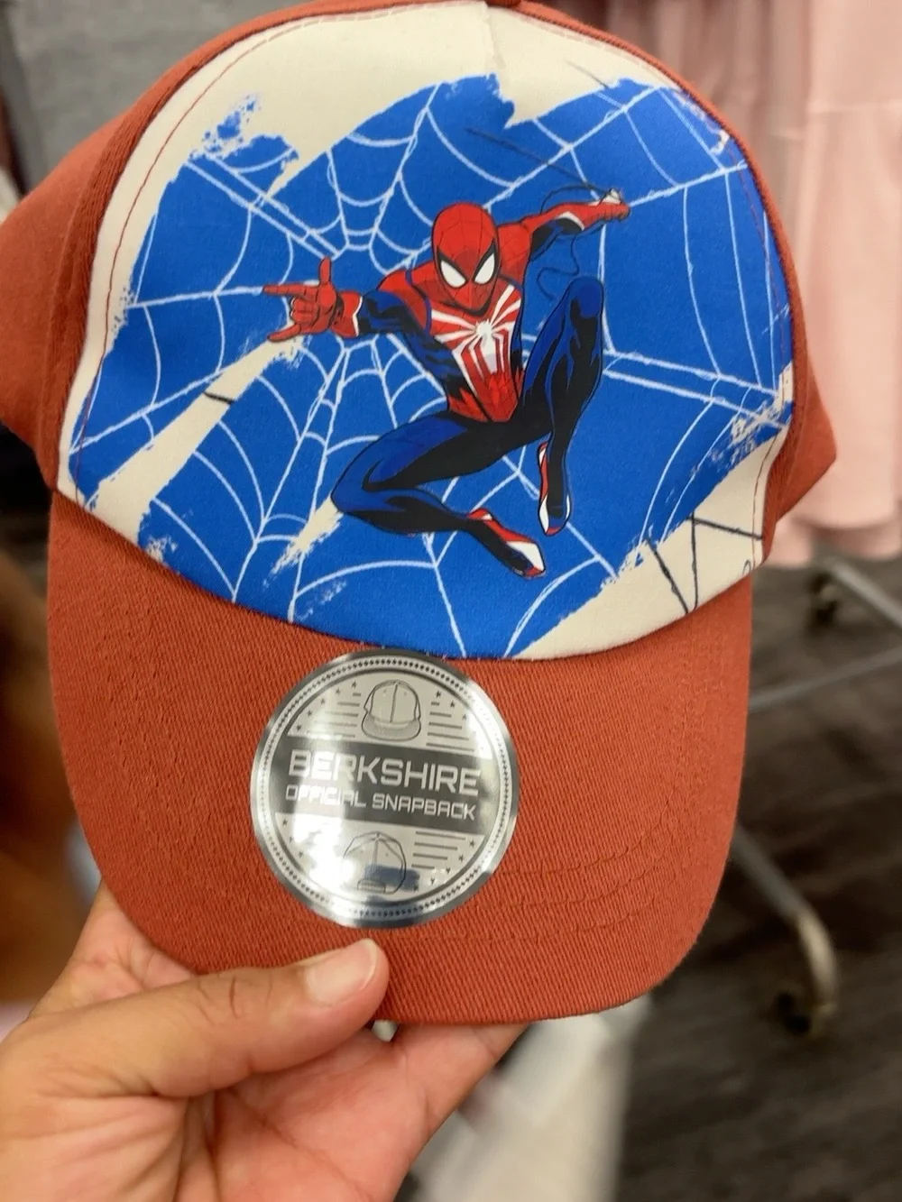 iRE Fashion Spider-Man Red & Blue Kids Cap